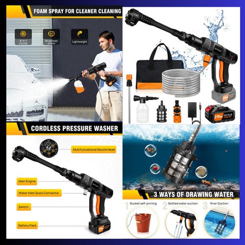 Portable cordless car high - cordless,