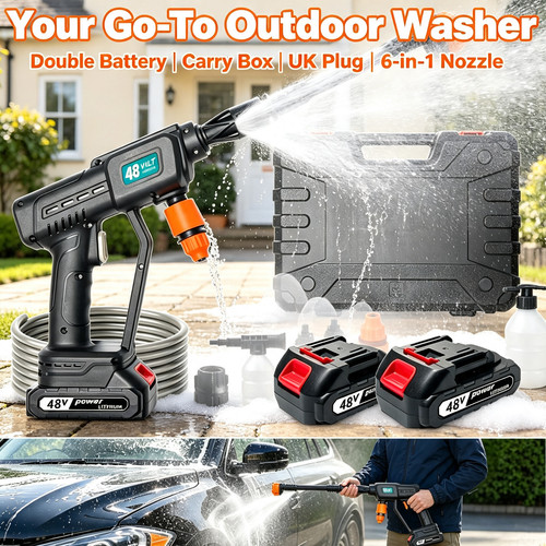 Cordless 48v pressure washer - pressure,
